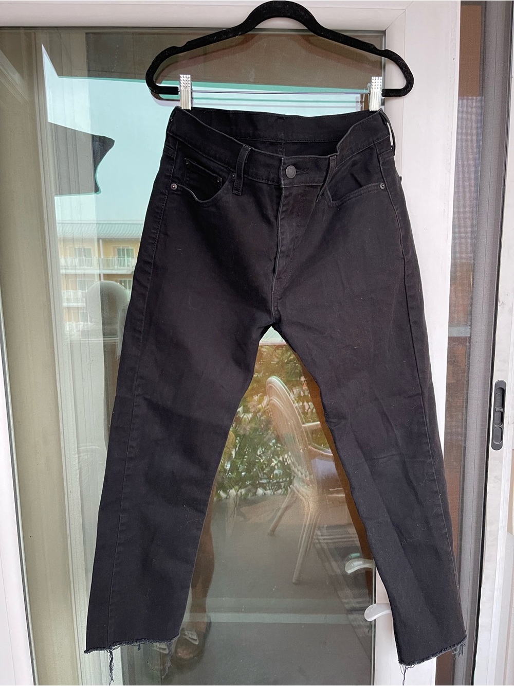 Levi's Black Straight-Leg Men's Jeans